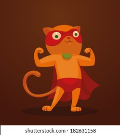 Superhero Cat, Vector