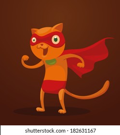 Superhero Cat, Vector