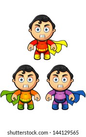 Superhero Character - Looking Angry