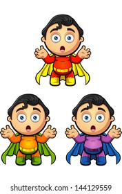 Superhero Character - Looking Shocked