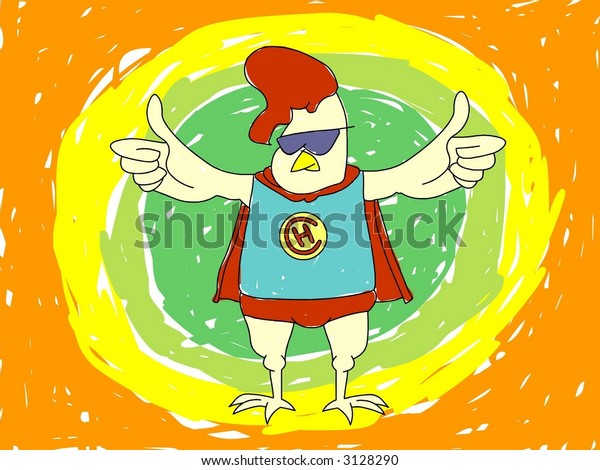 chicken mccrispy superhero