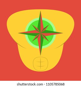 Superhero color flat badges, emblems, logos. Superhero badge icon, power and protect insignia for superhero illustration