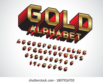 Superhero Comic Style Vector Font with uppercase, numbers and symbols