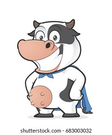 Superhero Cow