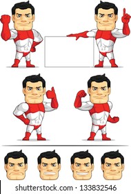 Superhero Customizable Mascot 2