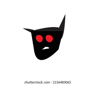 Superhero Face Vector Graphic Design Stock Vector (royalty Free 