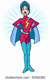 Superhero-Mädchen
