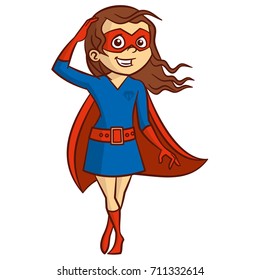 Superhero girl Cartoon character