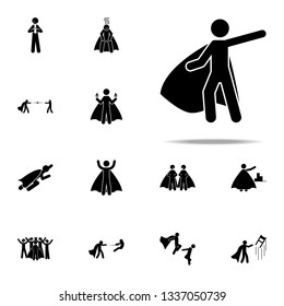 superhero, hero icon. hero icons universal set for web and mobile