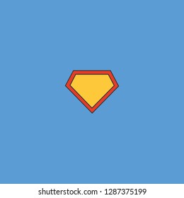 superhero icon graphic element Illustration template design