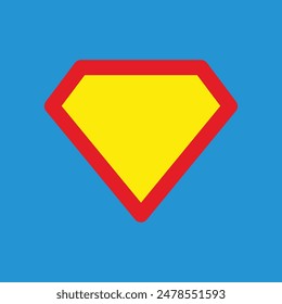 superhero icon shape vector illustration