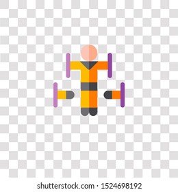 superhero icon sign and symbol. superhero color icon for website design and mobile app development. Simple Element from super hero collection for mobile concept and web apps icon.
