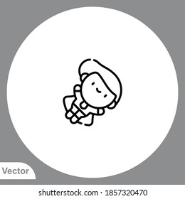 Superhero icon sign vector,Symbol, logo illustration for web and mobile