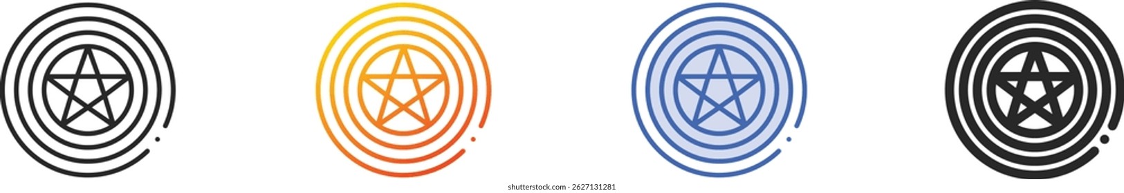 superhero icon.Thin Linear, Gradient, Blue Stroke and bold Style Design Isolated On White Background