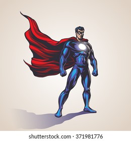 Superhero illustration