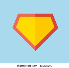 Superhero Logo Icon. Vector 