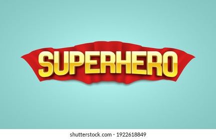 Superhero Logo On Light Background Vector Stock Vector (Royalty Free ...