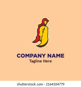 logotipo de superhéroes diseño de icono sencillo
