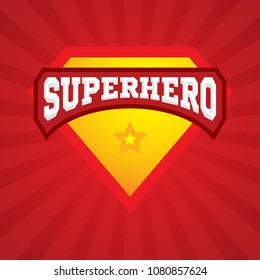 Superhero Logo Template. Vector Superhero Icon