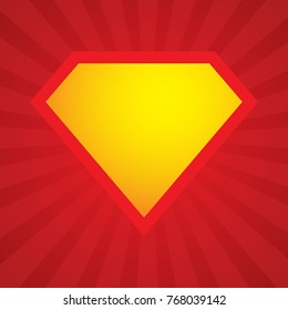 Superhero logo template. Vector superhero icon.