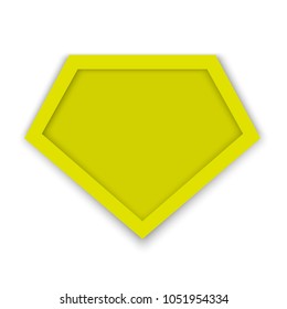 Superhero logo template. Vector illustration