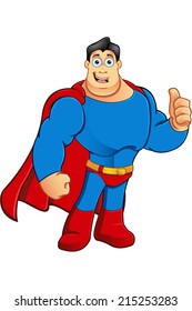 Superhero Mascot character