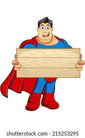 Superhero Mascot character