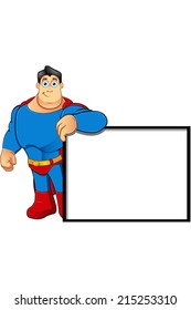 Superhero Mascot character