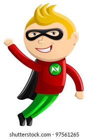 Superhero Mascot - Nitro Boy