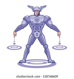 Superhero Mascot Vector 3