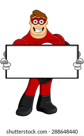 Superhero In Red Character