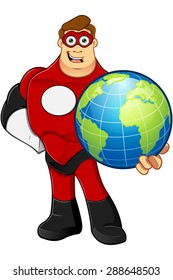 Superhero In Red Character