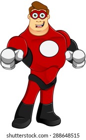 Superhero In Red Character