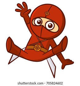 Superhero Red Ninja Kid