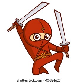 Superhero Red Ninja Kid