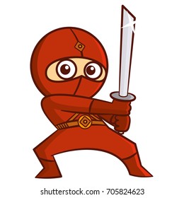 Superhero Red Ninja Kid