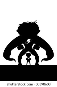 Superhero Silhouette