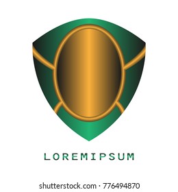 Superhero vector badges. Abstract geometric logo