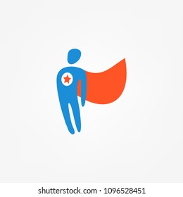 Superhero. Vector illustration