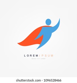 Superhero. Vector illustration