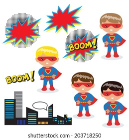 Superhero vector illustration