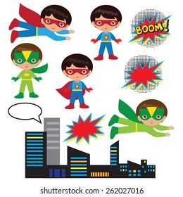 Superhero vector illustration