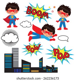 Superhero vector illustration
