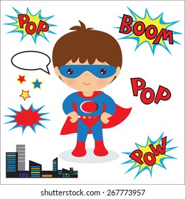 Superhero vector illustration