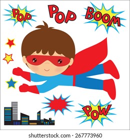 Superhero vector illustration
