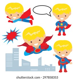 Superhero vector illustration