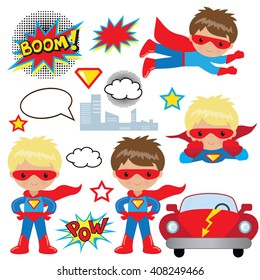 Superhero vector illustration