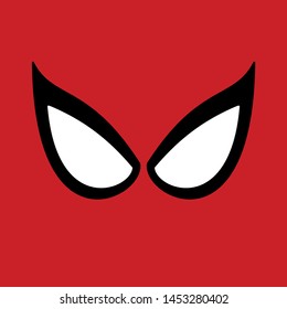 Superhero vector Mask. Big eyes - Vector illustration