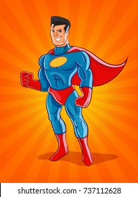 superhero vintage banner