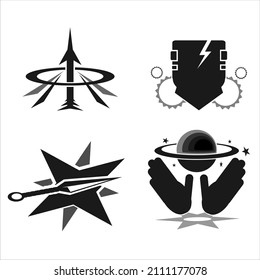 superhero weapon type symbol or logo